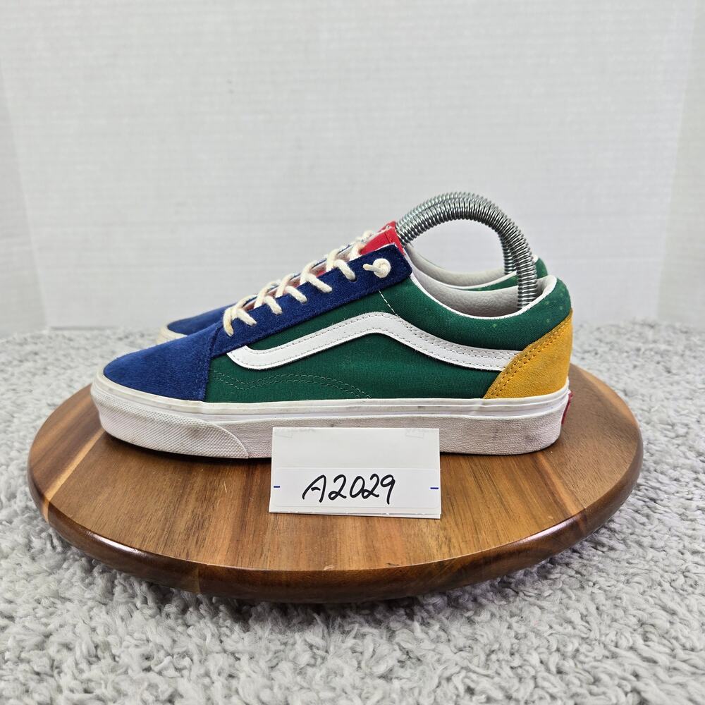 Vans Womens 7.5 Old Skool Yacht Club Canvas Casual Lifestyle Gym Skating Sneaker